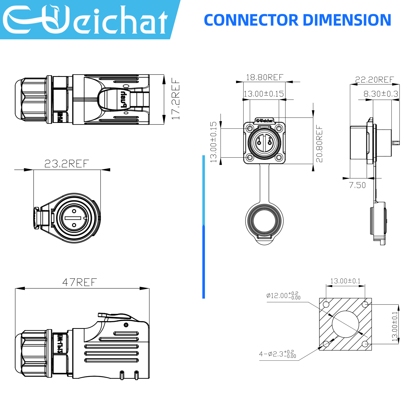LP12 M12 IP68 impermeable al a - Push Fit Connector reseña y precio